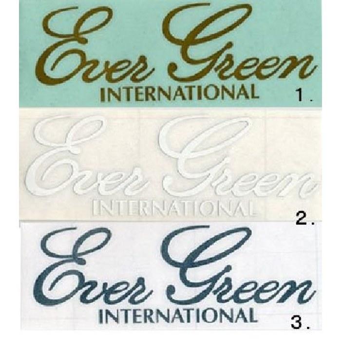 Evergreen Sticker Evergreen Boat Decal M Gold
