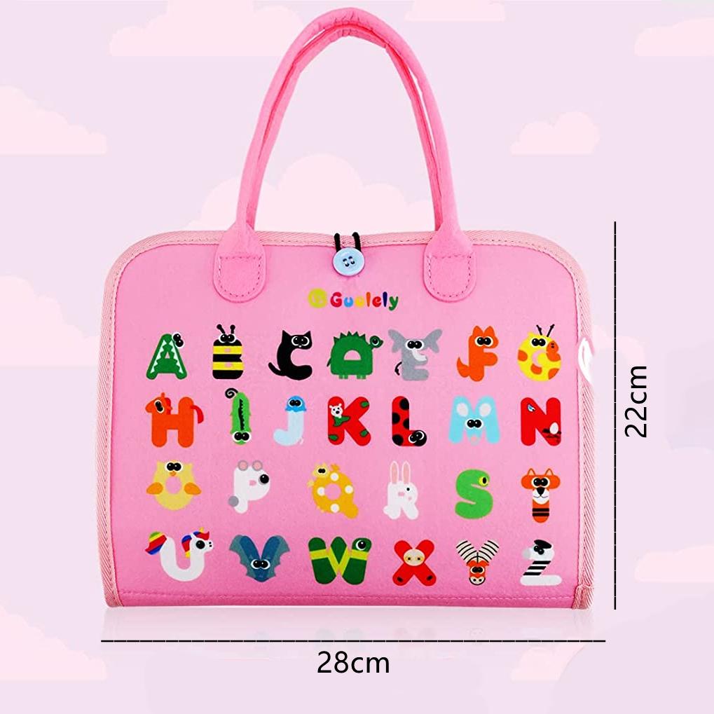 Montessori Busy Board Educational Activity Developing Sensory Board Fine Basic Dress Motor Skills Travel Toy Gift for Boys Girls