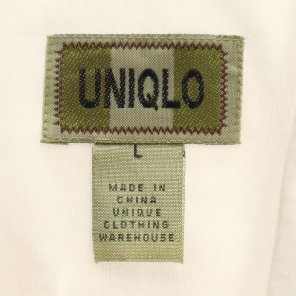 Uniqlo Old Short Sleeve Shirt L White Men's Used