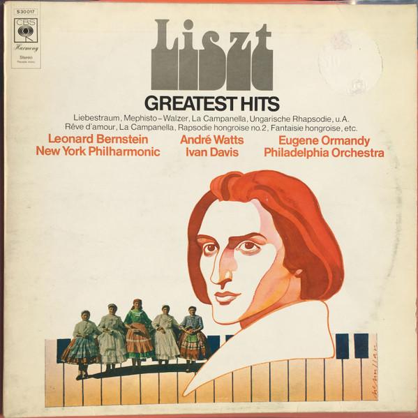 

LP Record LISZT LEONARD BERNSTEIN ANDR WAT Liszts Greatest Hits S30017 CBS Harmony 1971 Netherland Classical Used