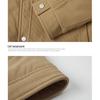 JEEP SPIRIT Men's Plus Size Fleece Lined Winter Jacket