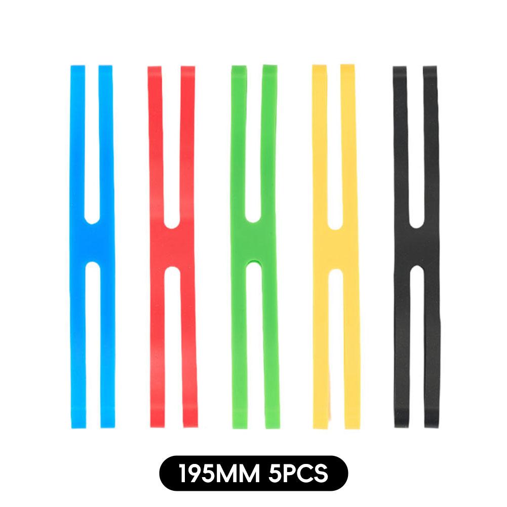 Outdoor Camping Tableware Storage H-shaped Silicone Strap Elastic Color Tie Cutlery Cross Strap Cutlery Packing Strap Camping