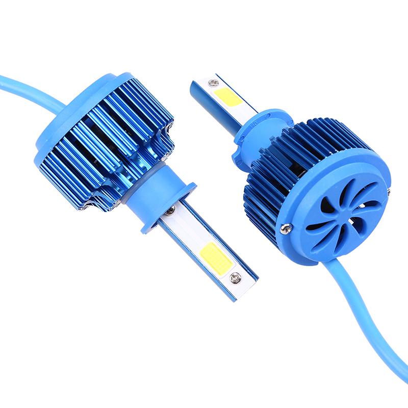 Car LED Headlight Bulb 9006 HB4 H1 H4 Hi-Lo H11 H7 H3 6000K White Beam 40W 12V 24V Universal Fog Lamp Car Accessories