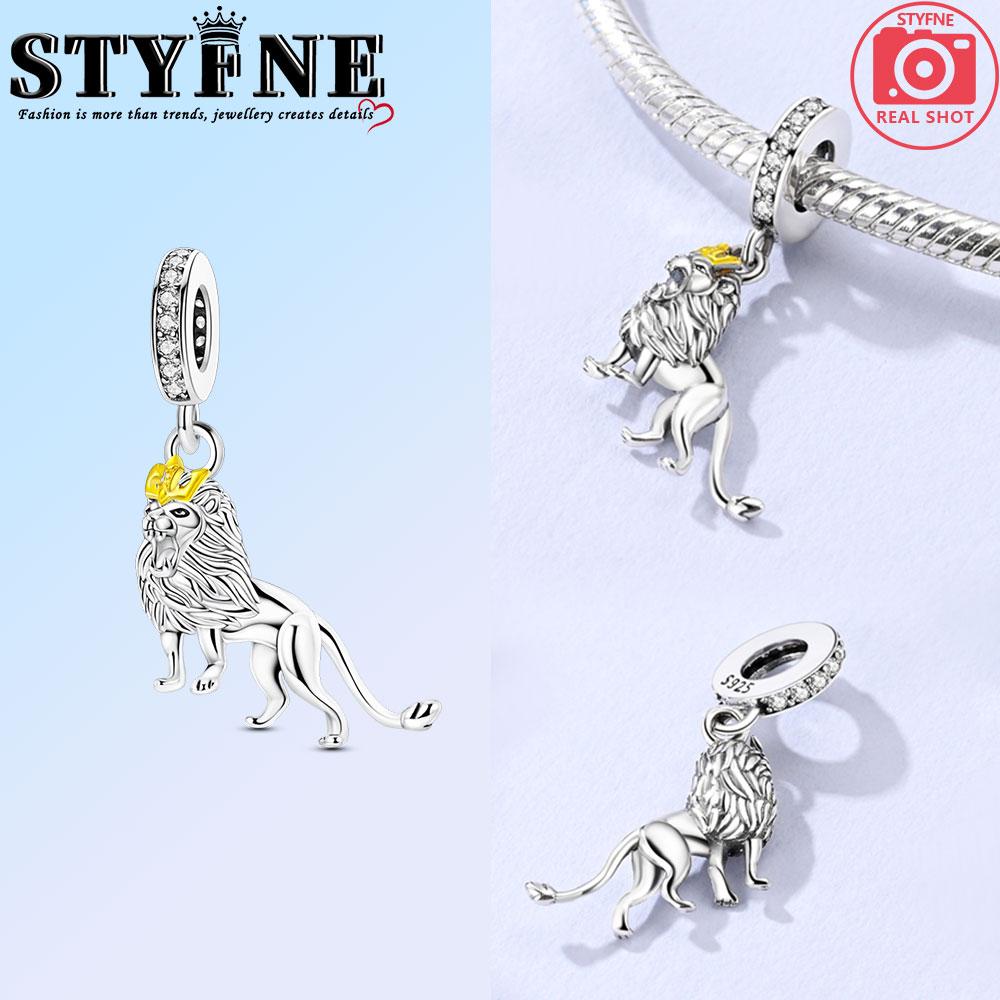 Copper Tyrannosaurus Rex Dinosaur Lion Tiger Elephant Animal Charms Beads Fit Original Bracelets Diy Jewelry