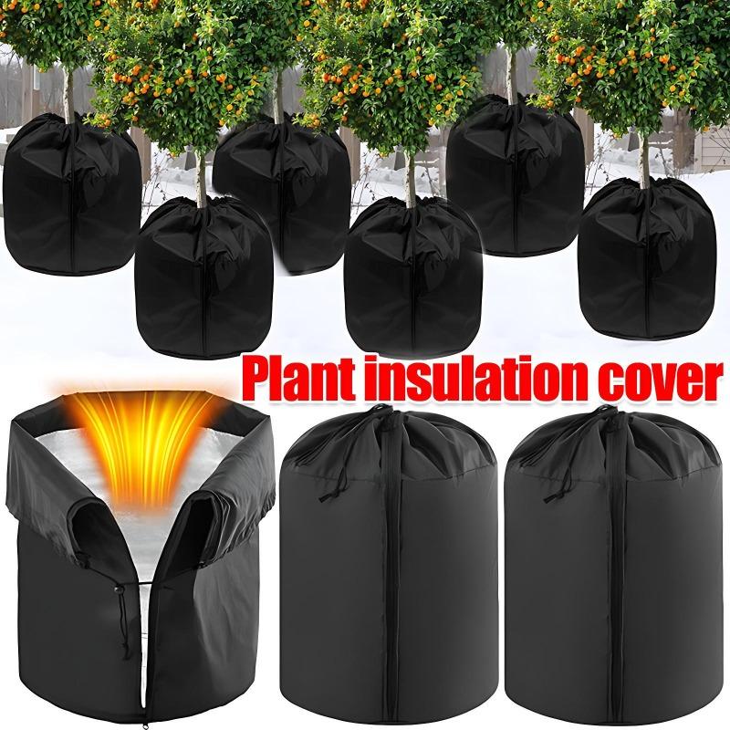 Warm Anti Freeze Plant Cover Outdoor Garden Shrub Protector Bags Winter Frost Proof Oxford Cloth Trees Potted Plant Protection