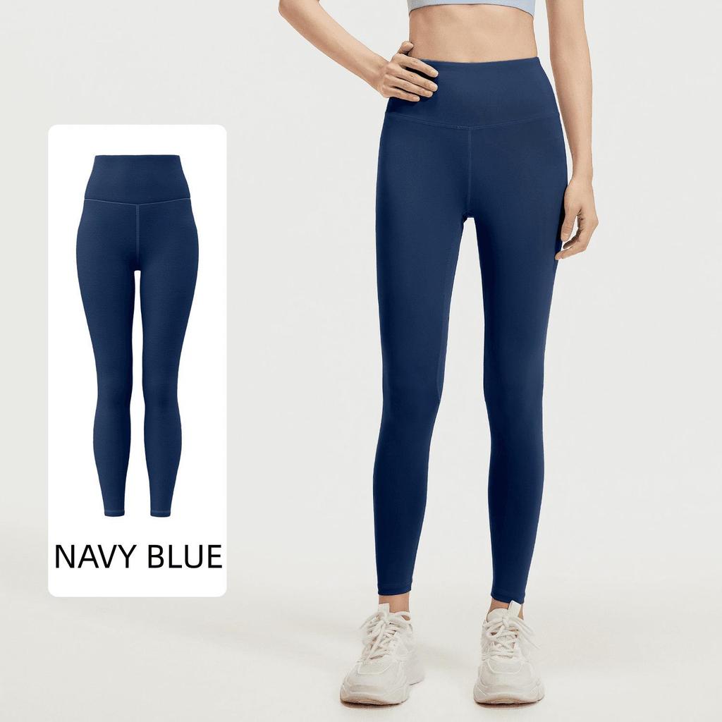 Pantalones de Yoga de Cintura Alta Levanta Glúteos para Mujer - Tacto Nude Otoño/Invierno, Alta Elasticidad Ropa de Fitness, Mallas Cortas para Correr