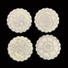 24TE Mooncake Mold 125g Flower Stamps Set Hand Made Bake Cranberry Bun Attachment for Mother'day Mother DIY Gadget