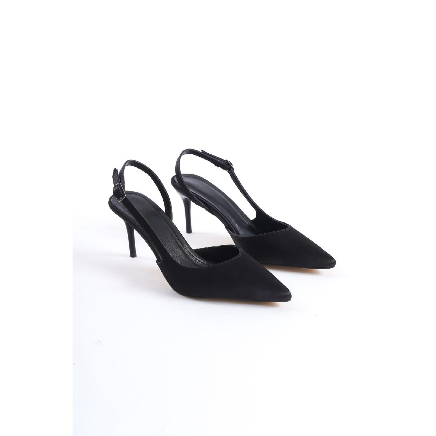 

Women s Fabric Detailed Point -nething Styletto Hep Shoes 37 бежевий