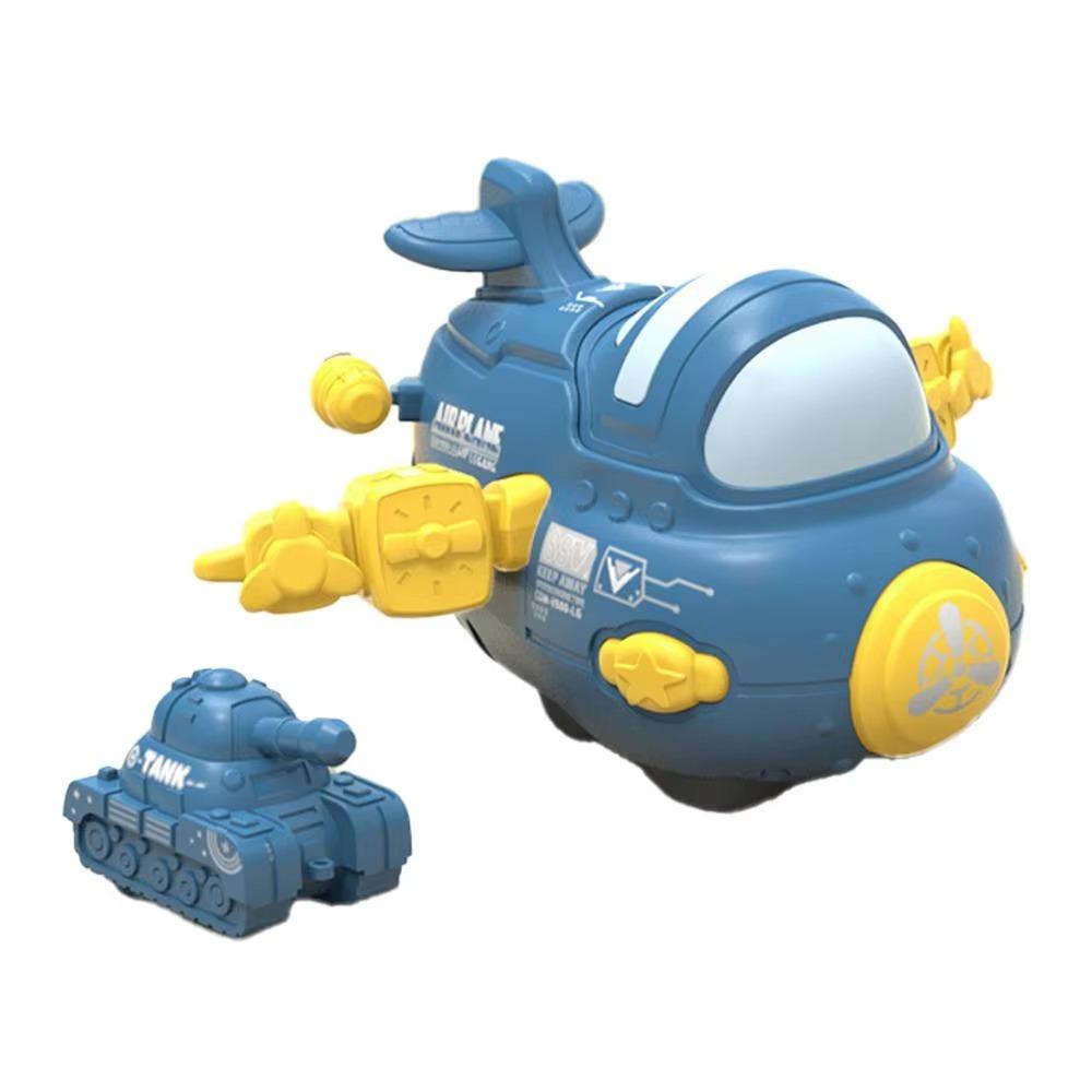 

Inertial Plane Plane Wing Airplane Toys Press and Go Collision Eject The Tank Toy Children синий