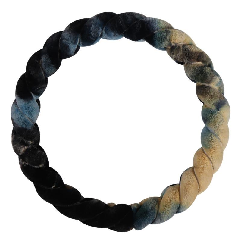 

Противоскользящая оплетка на руль автомобиля Внутреннее кольцо Рукав на руль Холодная погода style 9