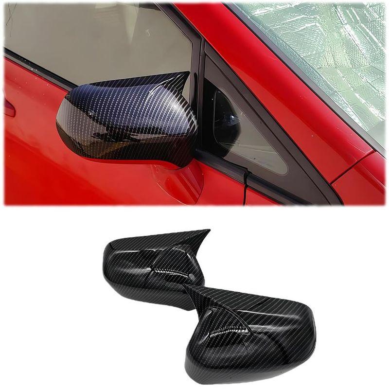 New Rear View Mirror Outside Housing Wing Mirror Cover Cap for Honda Civic 20062011 ABS Carbon Fiber Sport Interior Accessories
