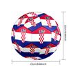 1pc 2026 Classic Flag Soccer Ball Size 5, Machine-stitched, Suitable for Practice Matches/tournament Training Sports, Lightweight and Durable. C7015
