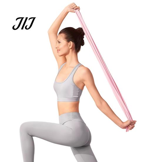 Yoga Resistance Bands Natural Latex Band, Stretch Strap for Fitness, Body Band Stretching Elastic Workout Equipment Home Gym Physical Therapy