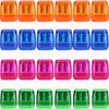 Pencil Sharpener Dual Hole Pencil Sharpener Manual Pencil Sharpeners with Lid for School Home Office Supplies (24 Pieces)