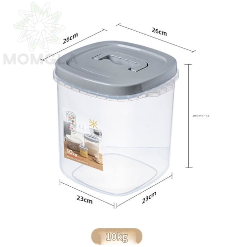 Momgla Rice Storage Container, Rice Storage Box, Rice Storage Container, 5kg/10kg Capacity, Suitable for Refrigerators, Rice Storage, Flour, Sugar, Ki