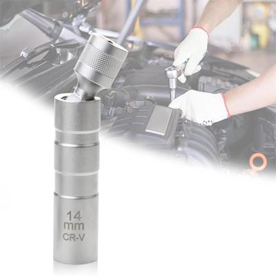 Araba Buji Soketi Seti Genişletilmiş Üniversal Bağlantı Manyetik Anahtar Sökme Aleti 3/8" Tahrik CR-V 12 Nokta 14mm