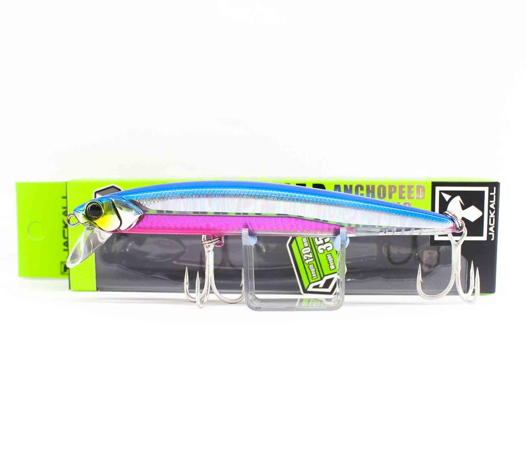 Jackall Big Backer Anchopeed 120SL Sinking Lure 35 grams Blue Pink (3461)