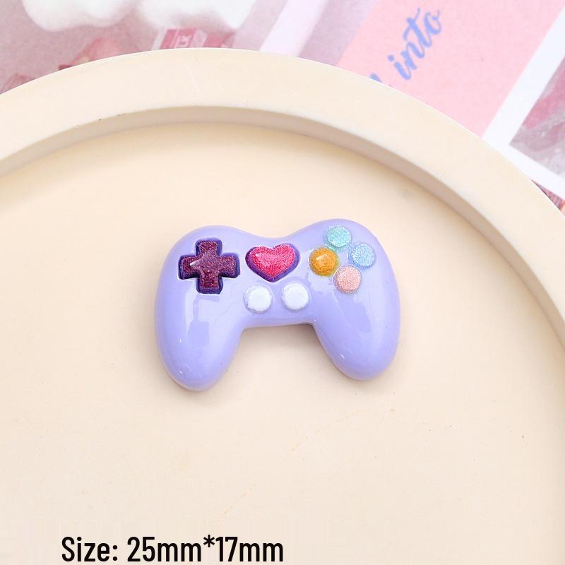 Multicolor Cartoon Game Controller Hair Clip Resin Accessories for DIY Jewelry & Crocs Charms