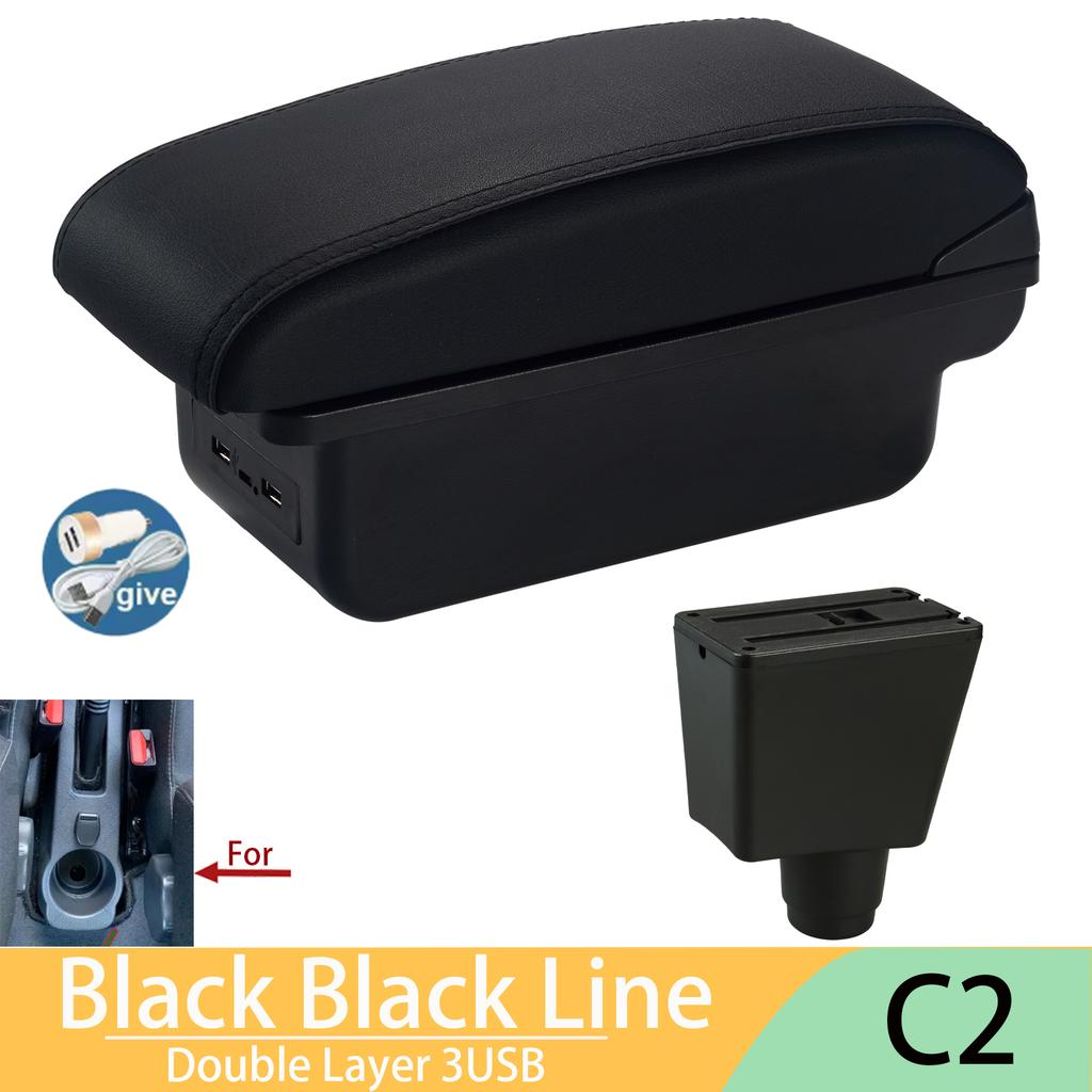 For Renault Logan 2 Armrest Box For Dacia Logan 2 Dokker Renault Sandero 2 Car Armrest Interior Retrofit Accessories Storage Box