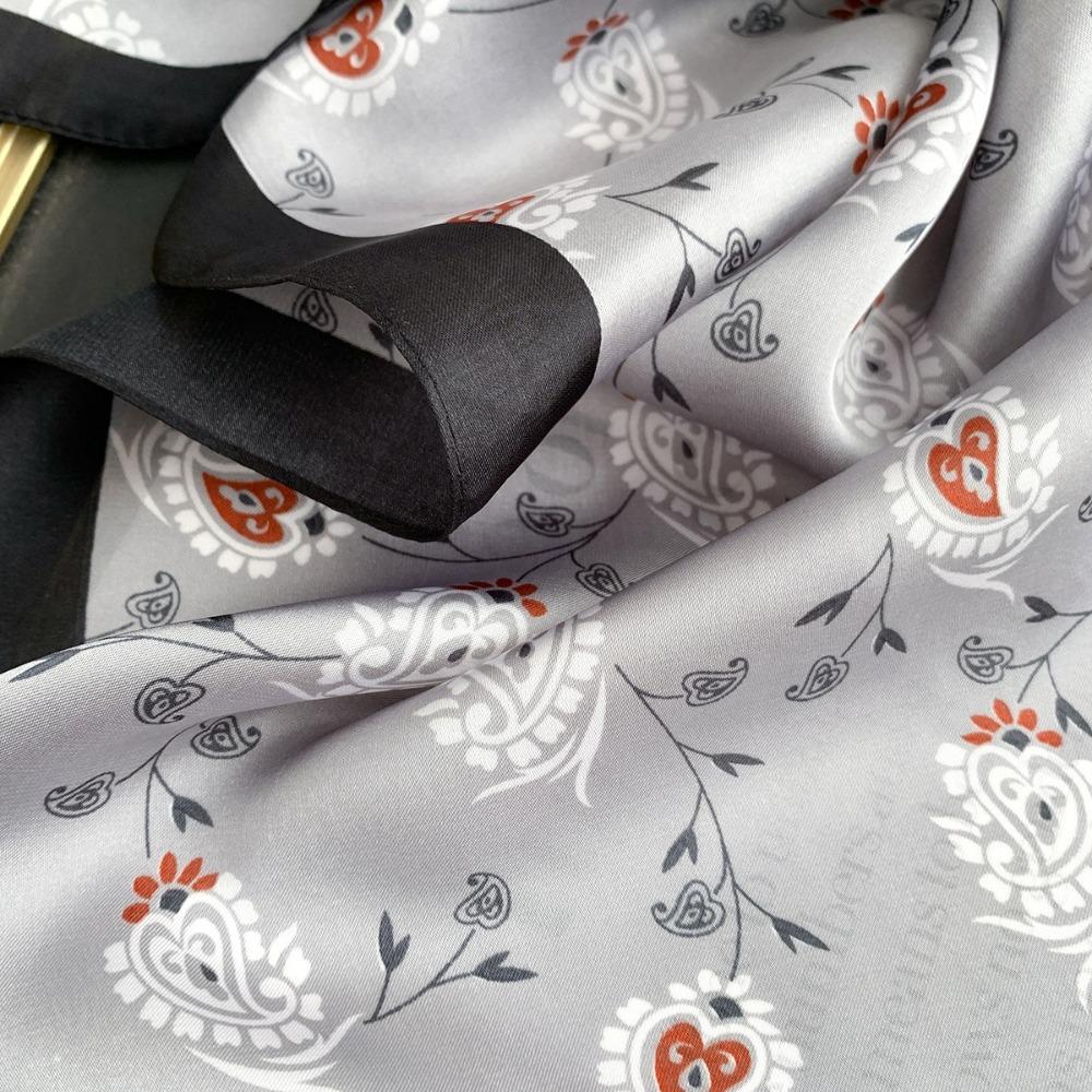 Casual Women's Hairbands Printed Shawls Wraps Fashion Square Scarf  for Women