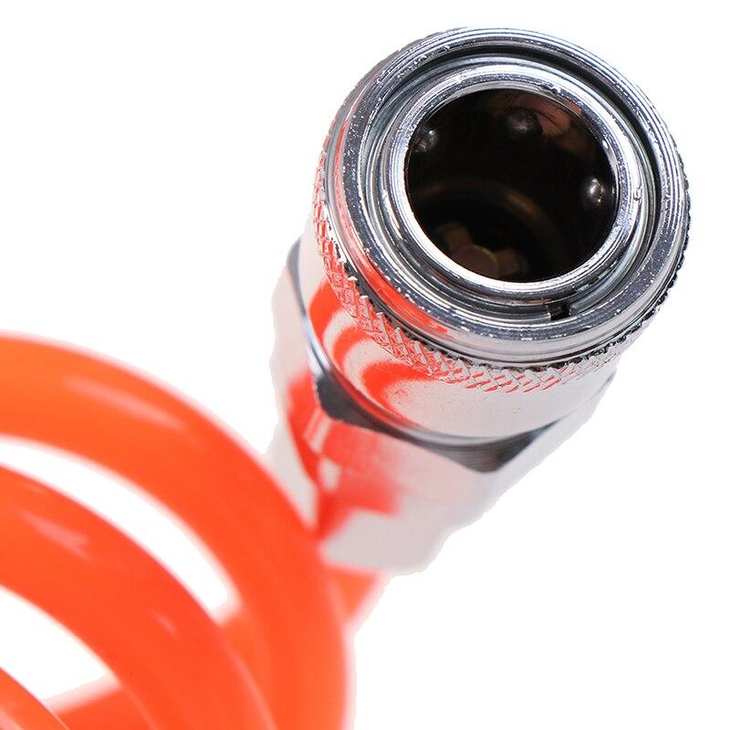 3M 6M Spring Pipe OD 8mm x ID 5mm Flexible PU Recoil Hose Tube for Compressor Air Tool Collocation Fittings