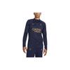 Tricou de Fotbal Paris Saint Germain Strike Winter Warrior Bărbați Albastru Marin DX2863-499