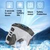 Portable Halterneck Fan Turbo High Wind Waist Fan USB Charging with Ultra-Long Battery Life for Home Outdoor Construction Sites