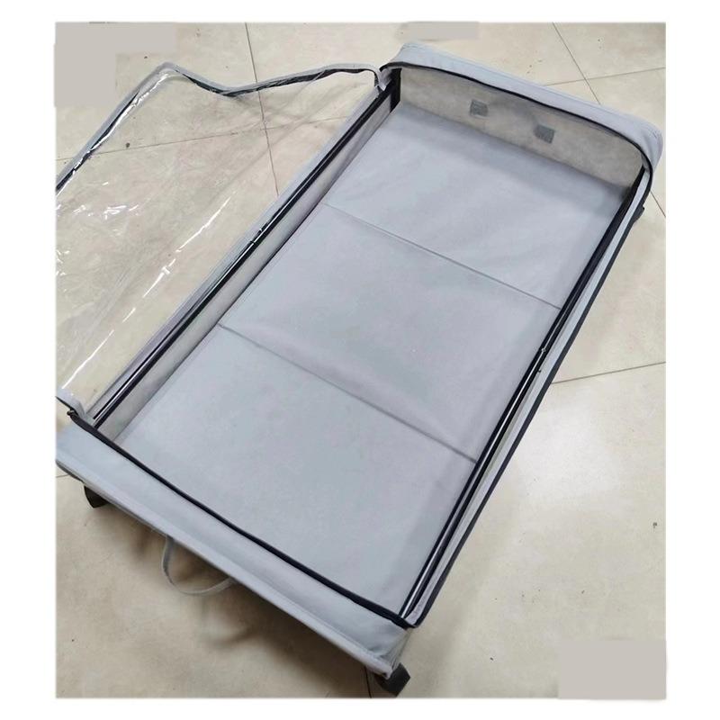 Dust-proof Storage Box with Wheels Under-bed Rack Simple Clothes and Shoes Sundries Storage Box