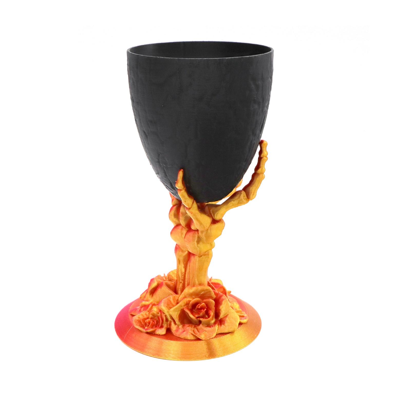 

Подставка-чаша в виде скелета руки - Готическая Хэллоуинская конфетница, декорации или подставка для мелочей - Съемная чаша - 3D печать One Size