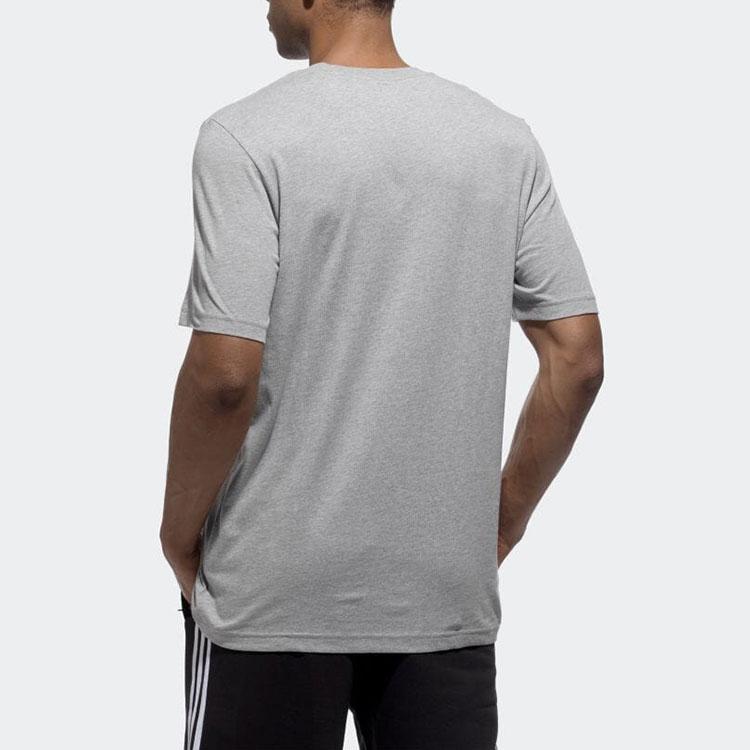 Adidas Originals Adicolor Essentials Solid Casual Crew Neck Short Sleeve T-Shirt Men Tops Gray GN3414