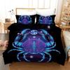 3D Aries Duvet Cover Set Twelve Constellations Bedding Set For Teens Kids Dorm Decor Microfiber Exotic Abstract Art Quilt Cover