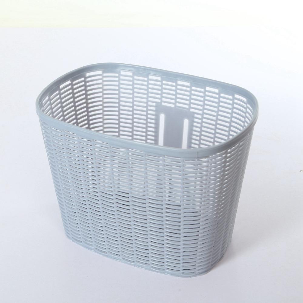 

Полая детская велосипедная корзина Пластиковая корзина на руль самоката Задние велосипедные аксессуары серый