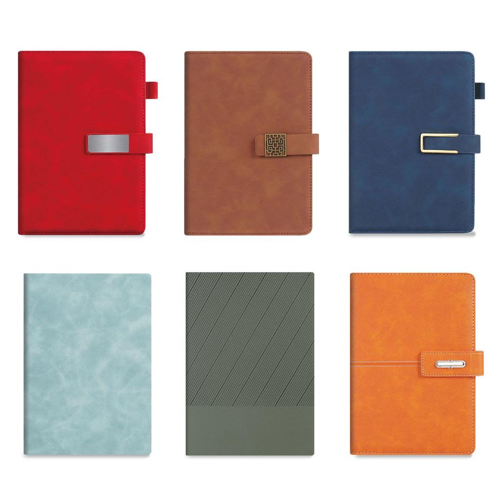 Custom Logo A5 Notebook with Buckle - Learning Planner, Office Business Stationery, Record Book, Gift Box