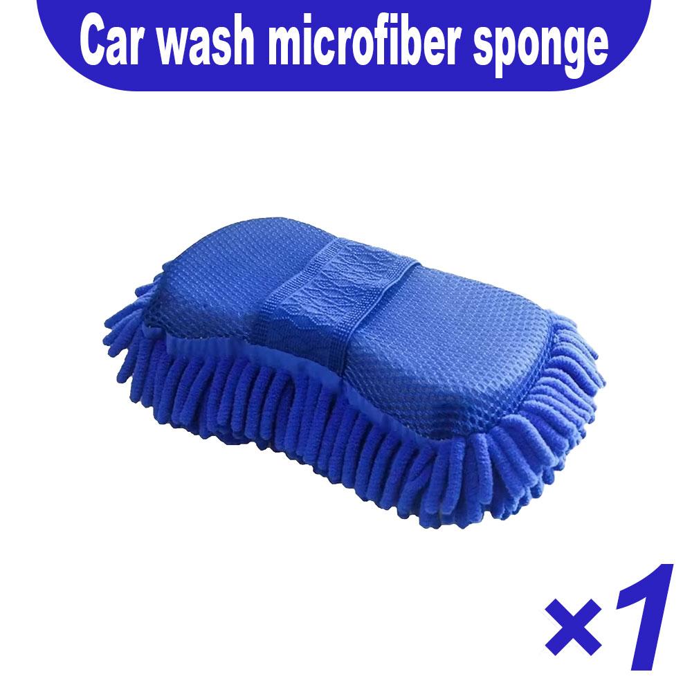 Universal Microfiber Car Wash Gloves Chenille Waterproof Mitt Soft Mesh Back  Glove Mitt Wax Detailing Brush Car Cleaning Tool