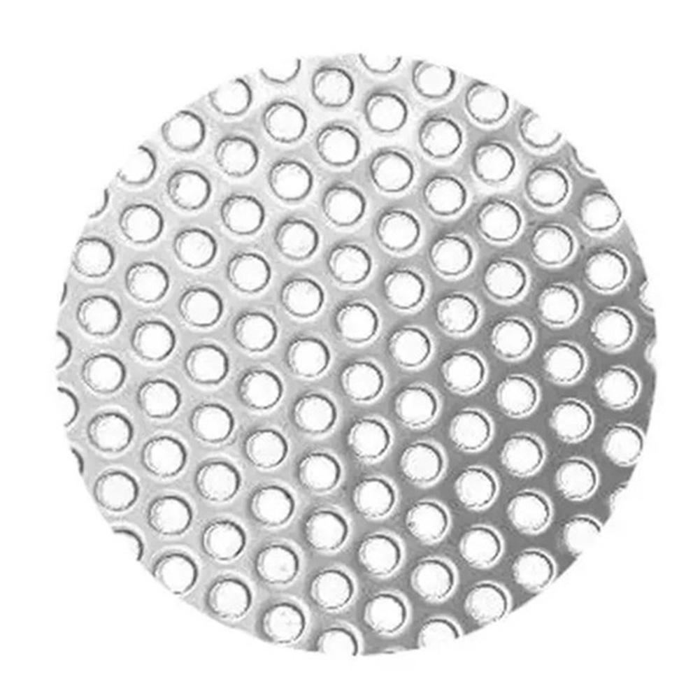 

304 Stainless Steel Drain Filter for Bathroom with Anti Hair Punching Mesh Design Fits Round and Square Drains Easy Installation A-4CM