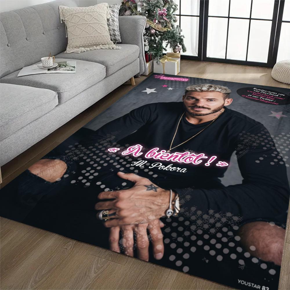 M Pokora Music Carpet Design For Entryway Dormitory Outdoor Dining Room Antislip Carpet Decorate Offices Luxury Gift For Birthday Christmas Wedding