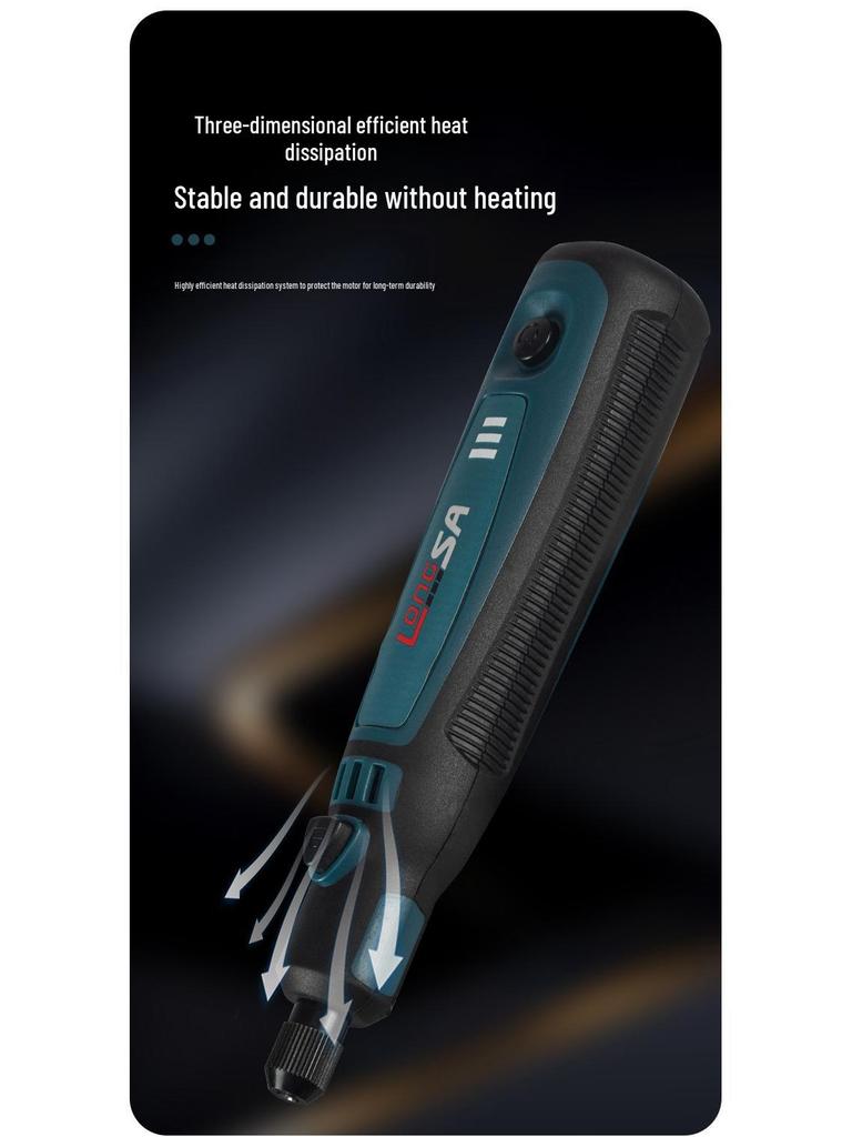 USB Charging Electric Grinder Set for Jade Carving, Mini Electric Screwdriver.