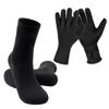3mm Neopren Tauchhandschuhe Socken Verstellbare Handgelenk Knöchelriemen für Surfen Schnorcheln Kajakfahren Schwimmen Wassersport