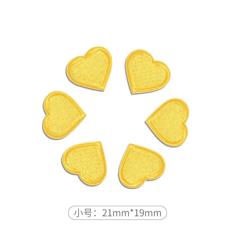 Selbstklebender Liebes-Patch-Aufkleber, Kleidung, Hosen Dekorationsaufkleber, Daunenjacke, Lochfreie Reparatur, Herzförmiger Stickstoffaufkleber
