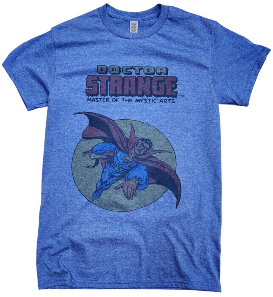 NWT Marvel Comics Dr Strange Vintage Royal blue tshirt Mens Unisex T-Shirt S