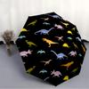 1pc Dinosaur Pattern Automatic Open/Close Umbrella - Portable Collapsible Umbrella with 8-Rib Stability, Fashion Lovers yy251017195