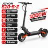 JOYOR S10-S-Z Monopattino Elettrico Doppio Motore 1000W Batteria 60V 18Ah Ruote Off-Road 10" Autonomia 75km Freni a Sospensione Idraulica Pieghevole E-Scooter