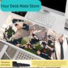 Mauspad Laptop-Mauspad Büro-PC-Zubehör Naruto Kakashi Hatake Tastaturunterlage Gummiglashalter Weiches Mauspade Große Schreibtischunterlage