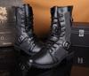 Casual Work Engineer Riders High Cut Motorrad Westernstiefel [Formanism] Schnürstiefel Herren (Schwarz 42)