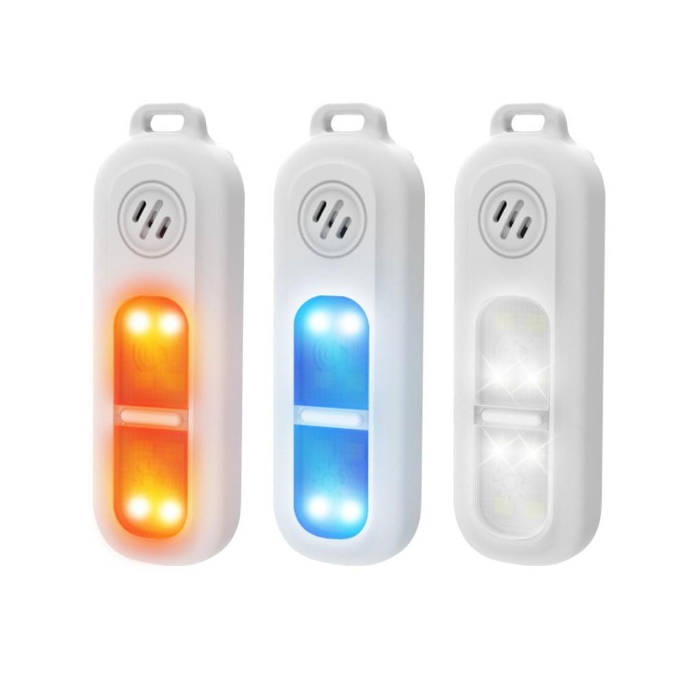 LED-Licht Sicherer Ton Persönlicher Alarm mit Rückenclip Tragbarer Alarm Schlüsselanhänger Geschenk