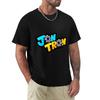 Jontron Logo T-Shirt Customs Korean Fashion Blouse Plus Sizes Mens Champion T Shirts