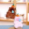 Capybara Plush Pendant & Keychain - Trendy Small Toy Doll for Kids