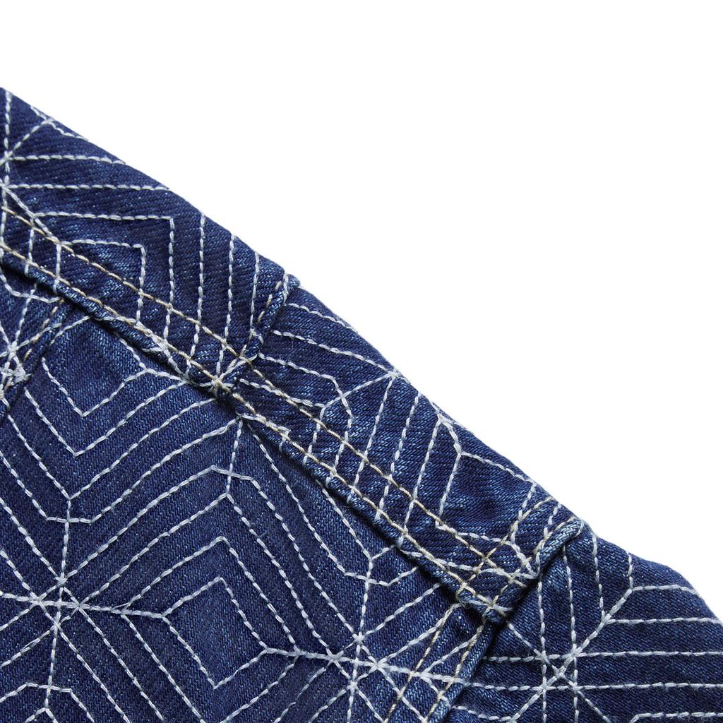 Li Ning Daily Prosperity Series CNY Zodiac Year American Vintage Loose Versatile Comfortable Casual Simple All-Over Print Denim Jacket AJDV023-1