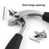 Anti-Slip Anti-Splash Curved Double-Edged Toenail Clipper for Thick Nails