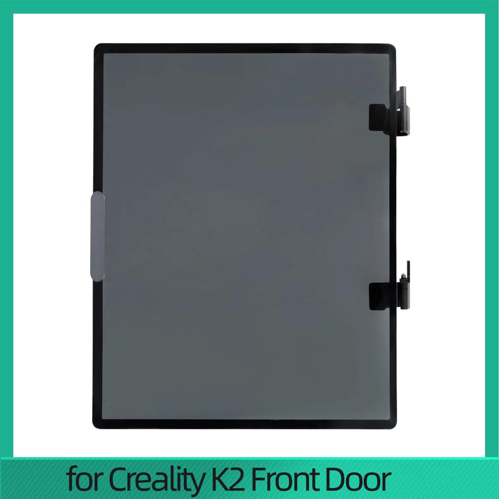 For Creality K1 / K2 Plus / K1 Max / K1C Front Door Glass Kit Creality Original 302×372×3mm Glass K2 Plus Top Glass Kit